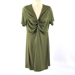 Moosta Curve stretchy short sleeves dress